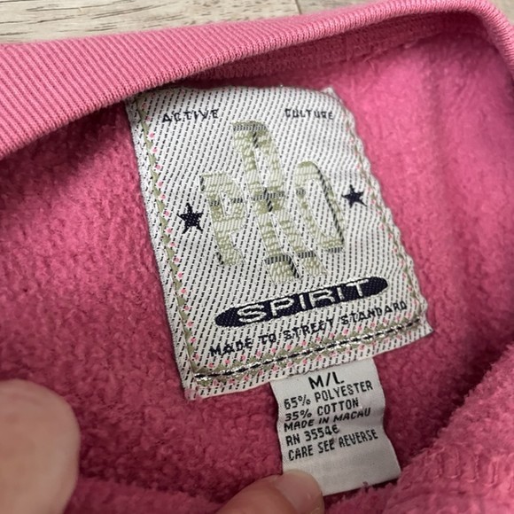 Vintage 90s Pro Spirit Crewneck Sweatshirt Size Medium Large - Picture 3 of 6